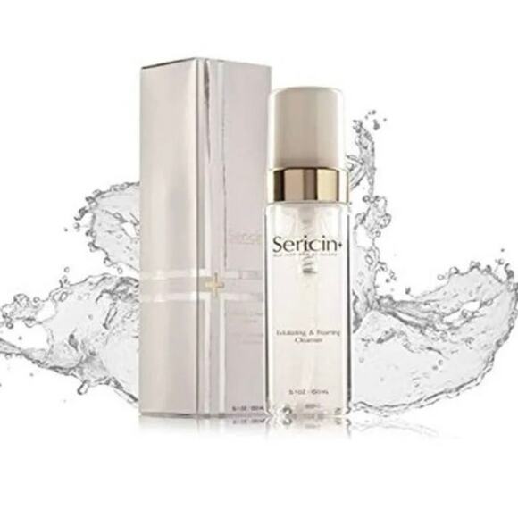Sericin+ Exfoliating & Foaming Facial Cleanser Silk Protein Hydrate NEW - Picture 1 of 8